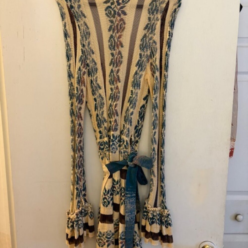 Free People Bella Rose Wrap Mini Dress, Sz L, NWT, $198 - Picture 7 of 11